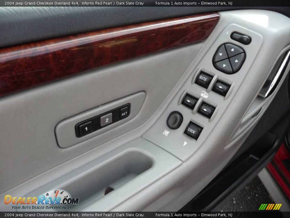 2004 Jeep Grand Cherokee Overland 4x4 Inferno Red Pearl / Dark Slate Gray Photo #26