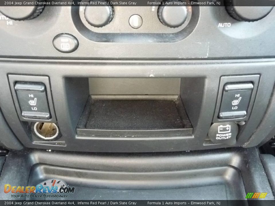 2004 Jeep Grand Cherokee Overland 4x4 Inferno Red Pearl / Dark Slate Gray Photo #28