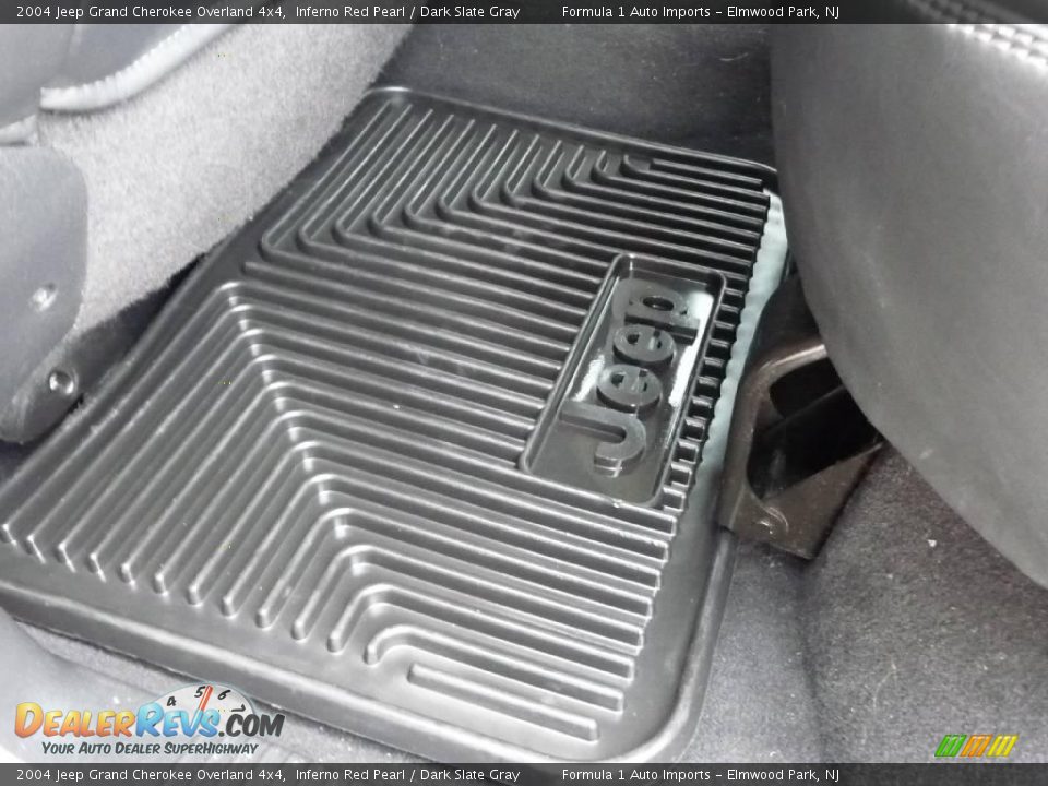 2004 Jeep Grand Cherokee Overland 4x4 Inferno Red Pearl / Dark Slate Gray Photo #30