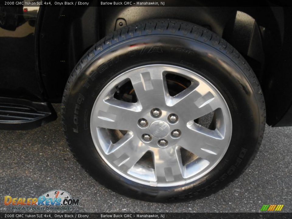 2008 GMC Yukon SLE 4x4 Onyx Black / Ebony Photo #3