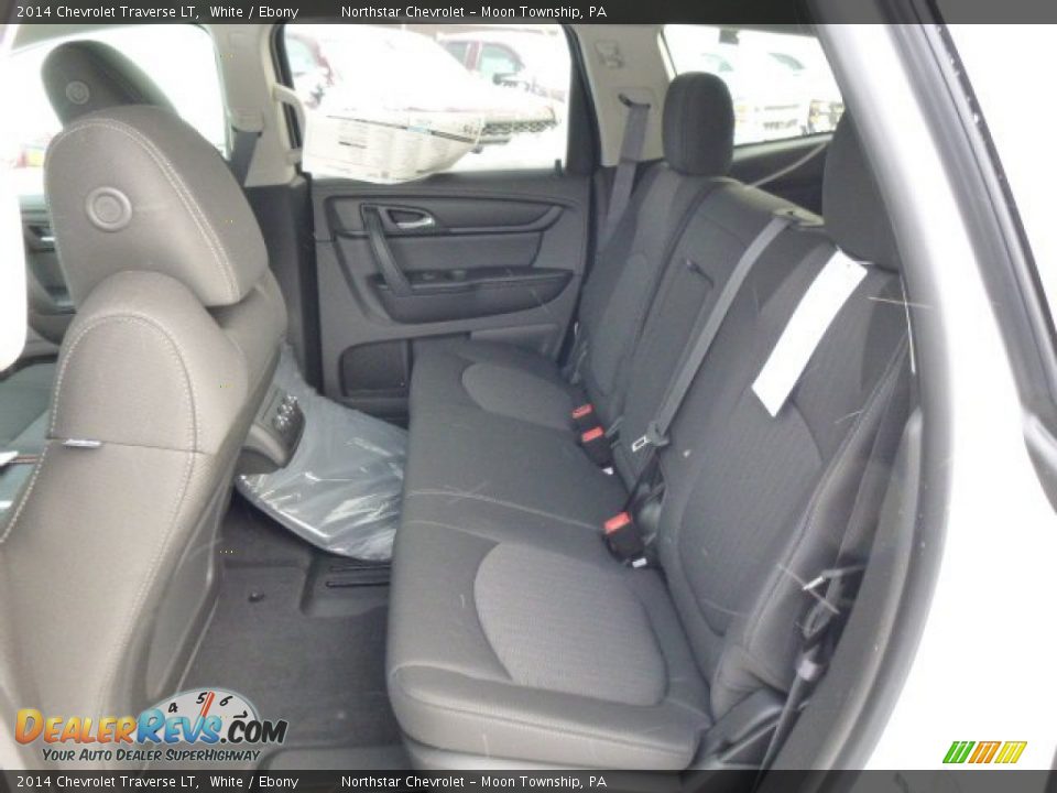 2014 Chevrolet Traverse LT White / Ebony Photo #12