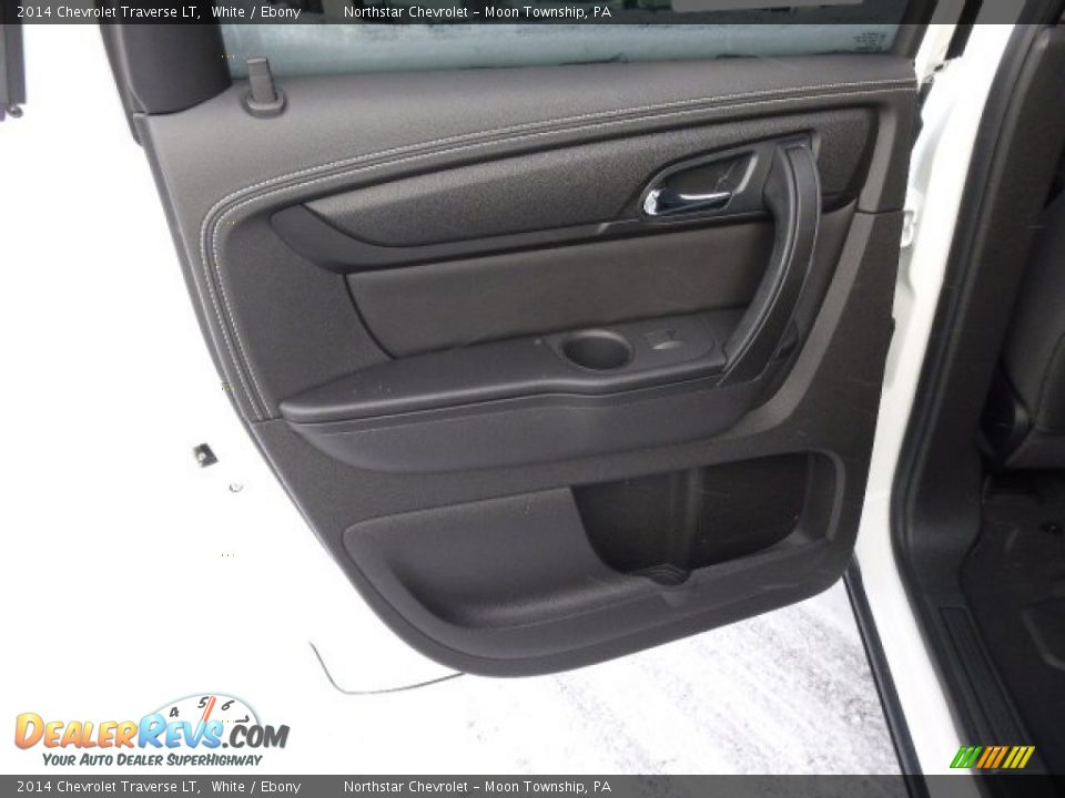 2014 Chevrolet Traverse LT White / Ebony Photo #13