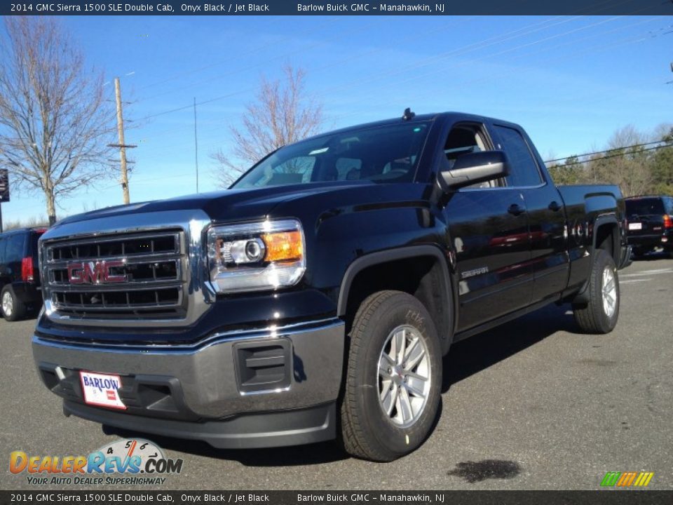 2014 GMC Sierra 1500 SLE Double Cab Onyx Black / Jet Black Photo #1