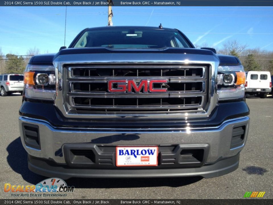 2014 GMC Sierra 1500 SLE Double Cab Onyx Black / Jet Black Photo #2