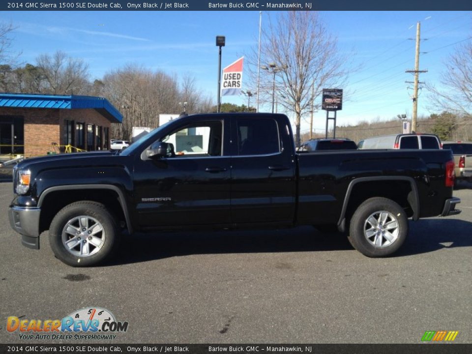 2014 GMC Sierra 1500 SLE Double Cab Onyx Black / Jet Black Photo #3