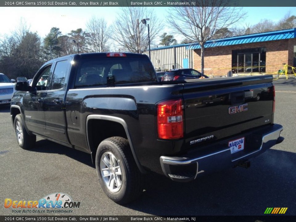2014 GMC Sierra 1500 SLE Double Cab Onyx Black / Jet Black Photo #4
