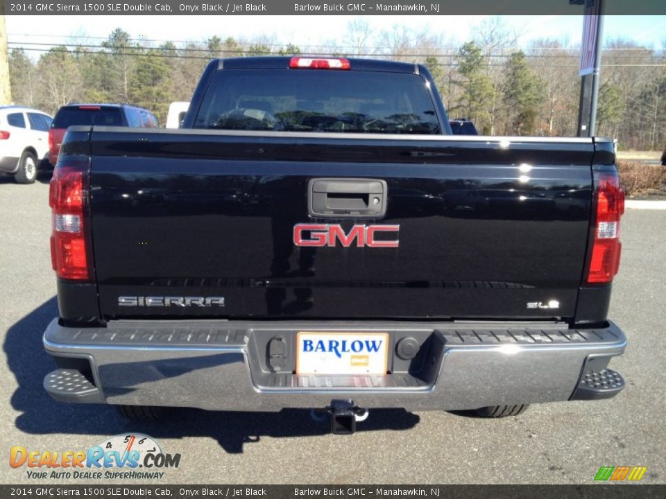 2014 GMC Sierra 1500 SLE Double Cab Onyx Black / Jet Black Photo #6