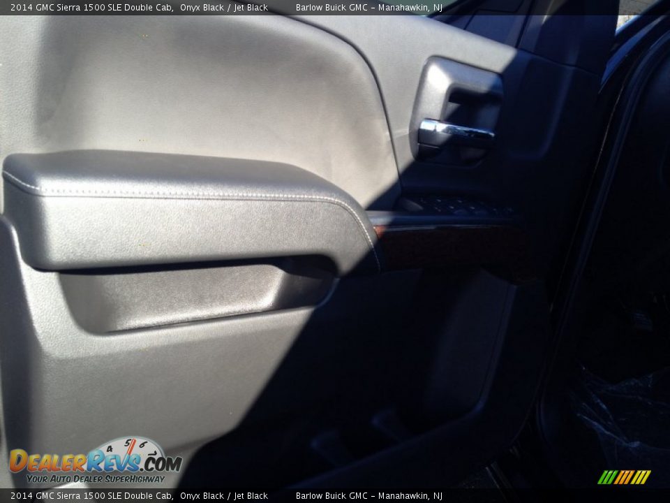2014 GMC Sierra 1500 SLE Double Cab Onyx Black / Jet Black Photo #7
