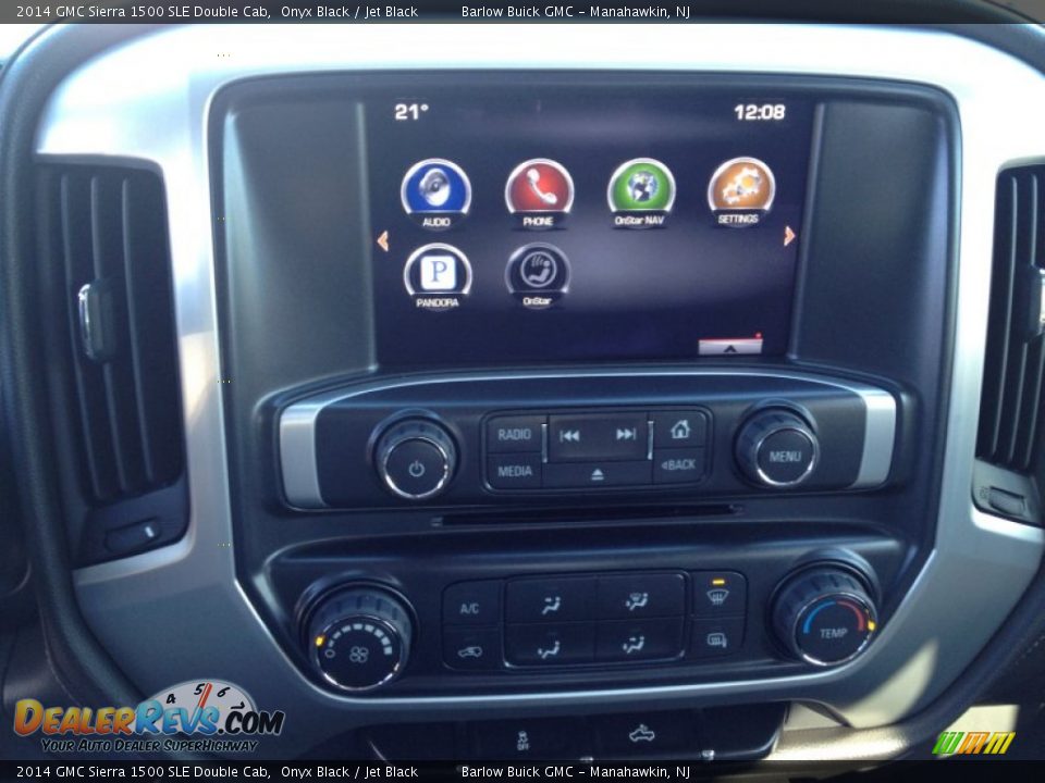 2014 GMC Sierra 1500 SLE Double Cab Onyx Black / Jet Black Photo #10