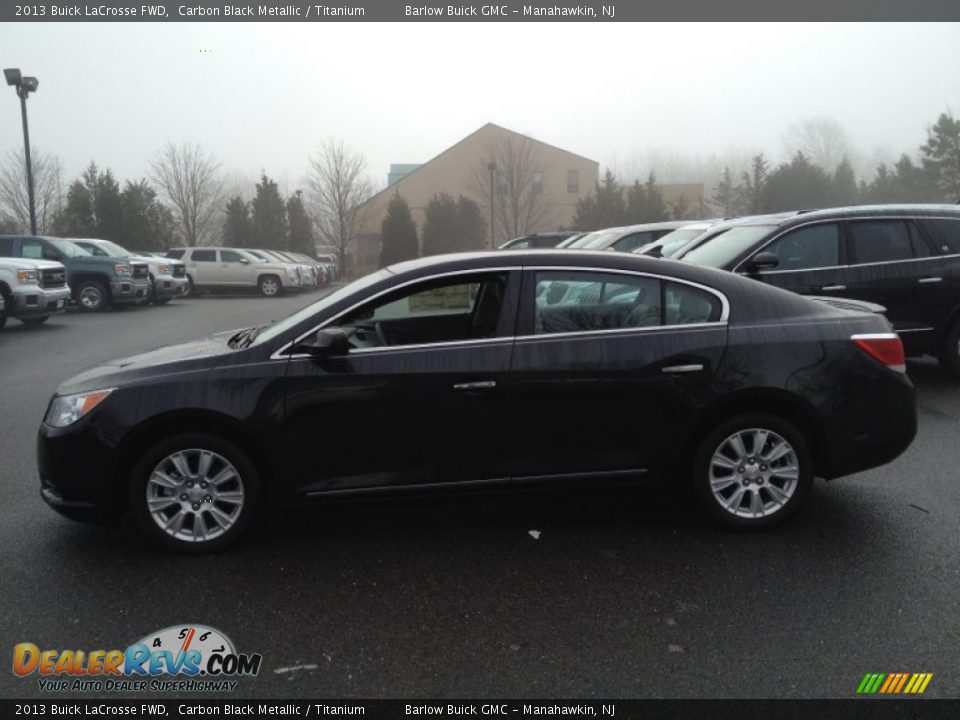 2013 Buick LaCrosse FWD Carbon Black Metallic / Titanium Photo #3