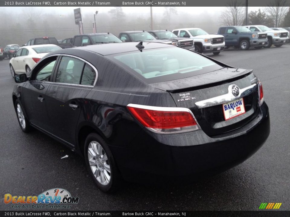 2013 Buick LaCrosse FWD Carbon Black Metallic / Titanium Photo #4