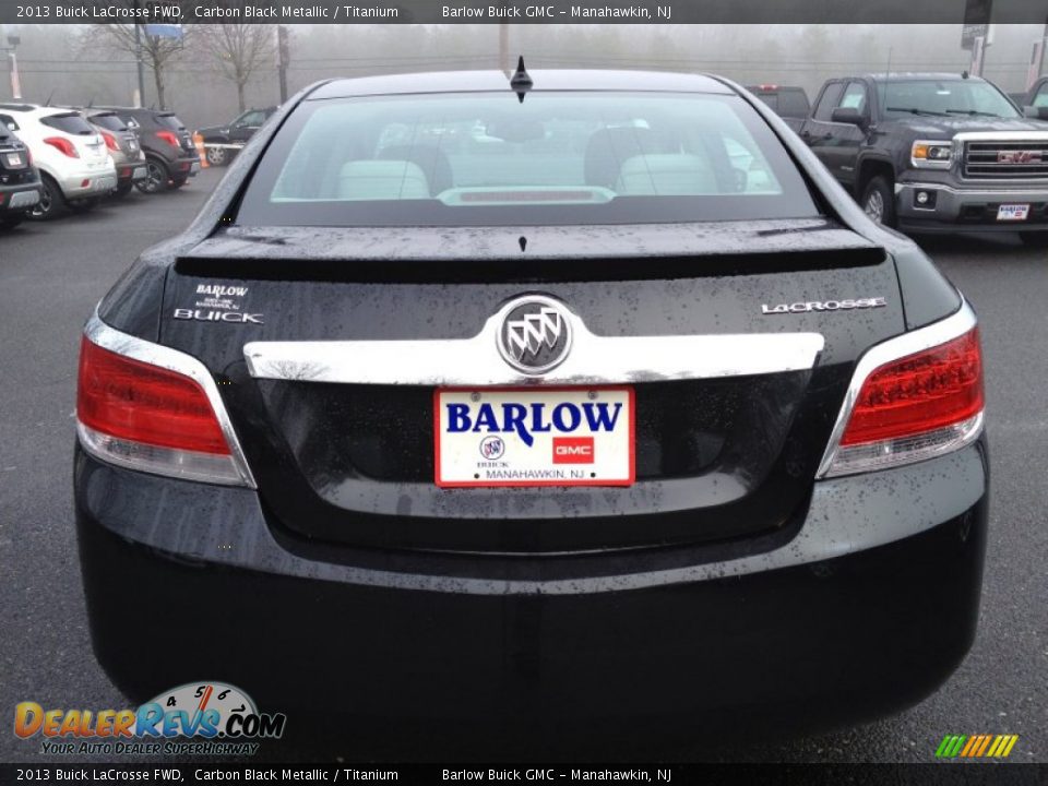 2013 Buick LaCrosse FWD Carbon Black Metallic / Titanium Photo #5