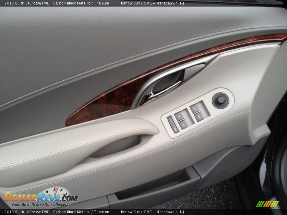 2013 Buick LaCrosse FWD Carbon Black Metallic / Titanium Photo #8