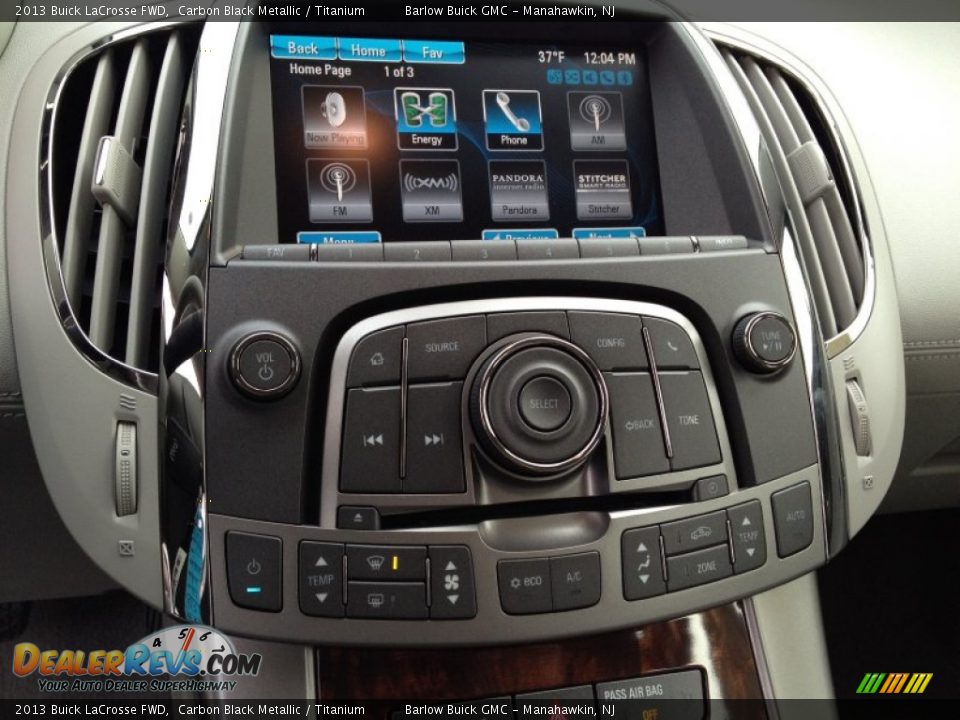 2013 Buick LaCrosse FWD Carbon Black Metallic / Titanium Photo #10