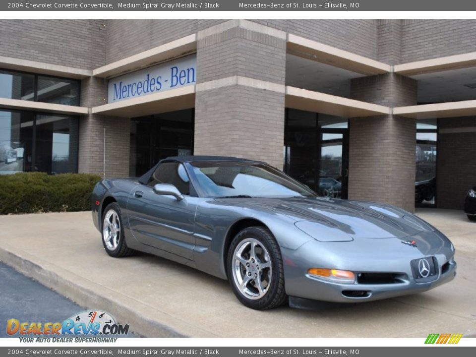 2004 Chevrolet Corvette Convertible Medium Spiral Gray Metallic / Black Photo #1