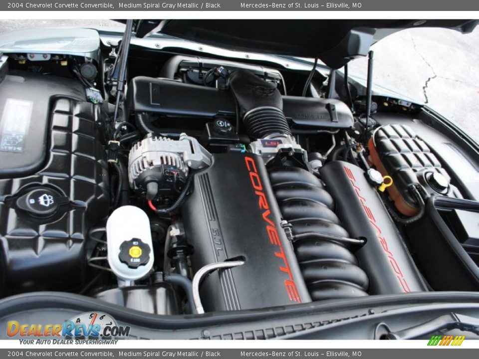 2004 Chevrolet Corvette Convertible 5.7 Liter OHV 16-Valve LS1 V8 Engine Photo #15