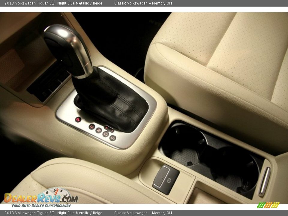 2013 Volkswagen Tiguan SE Night Blue Metallic / Beige Photo #26