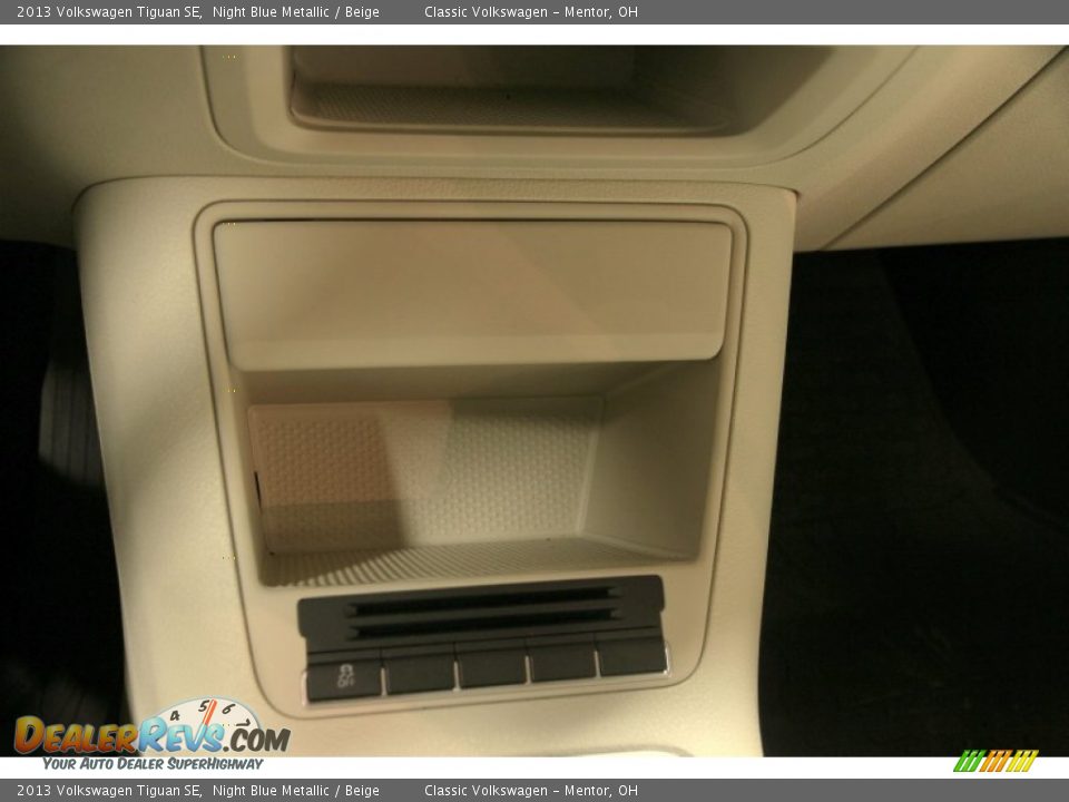 2013 Volkswagen Tiguan SE Night Blue Metallic / Beige Photo #27