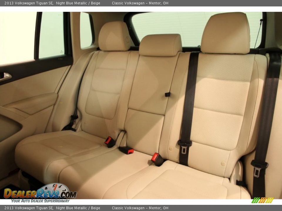 2013 Volkswagen Tiguan SE Night Blue Metallic / Beige Photo #33