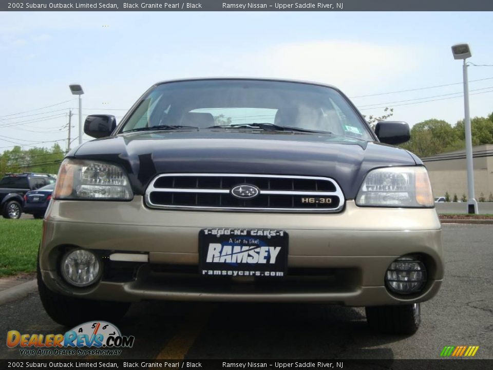 2002 Subaru Outback Limited Sedan Black Granite Pearl / Black Photo #1