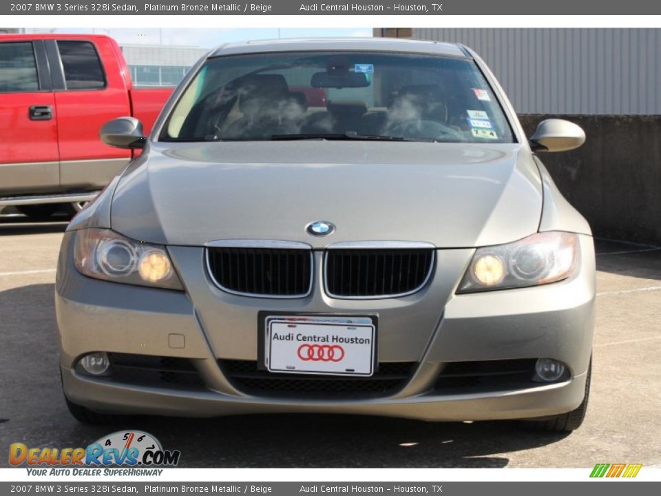 2007 BMW 3 Series 328i Sedan Platinum Bronze Metallic / Beige Photo #2