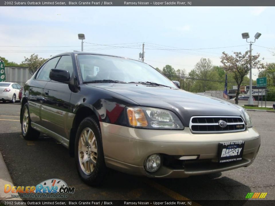 2002 Subaru Outback Limited Sedan Black Granite Pearl / Black Photo #11