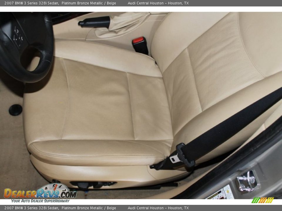 2007 BMW 3 Series 328i Sedan Platinum Bronze Metallic / Beige Photo #11