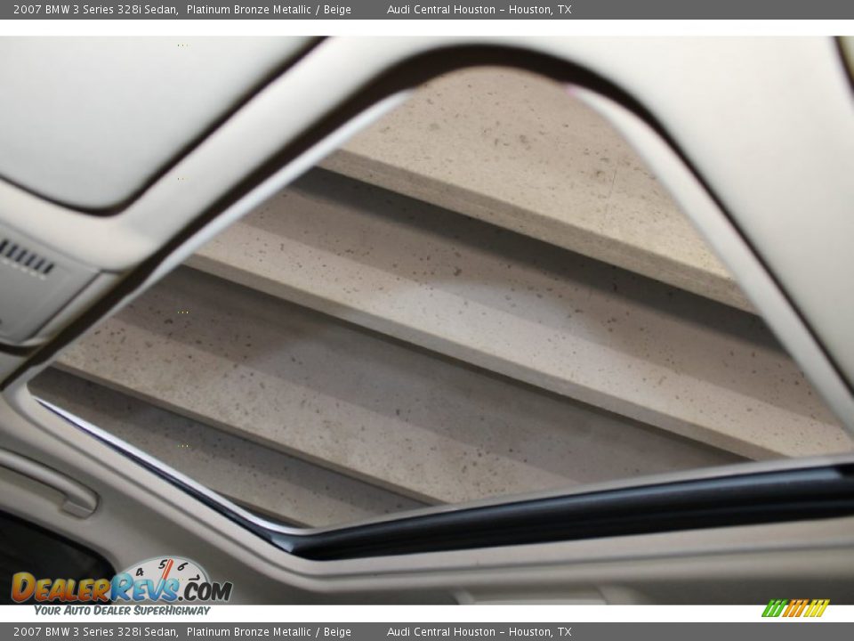 2007 BMW 3 Series 328i Sedan Platinum Bronze Metallic / Beige Photo #15