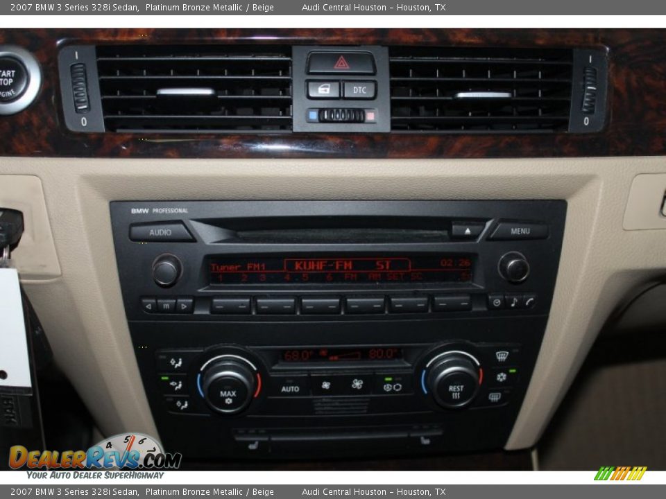 2007 BMW 3 Series 328i Sedan Platinum Bronze Metallic / Beige Photo #16