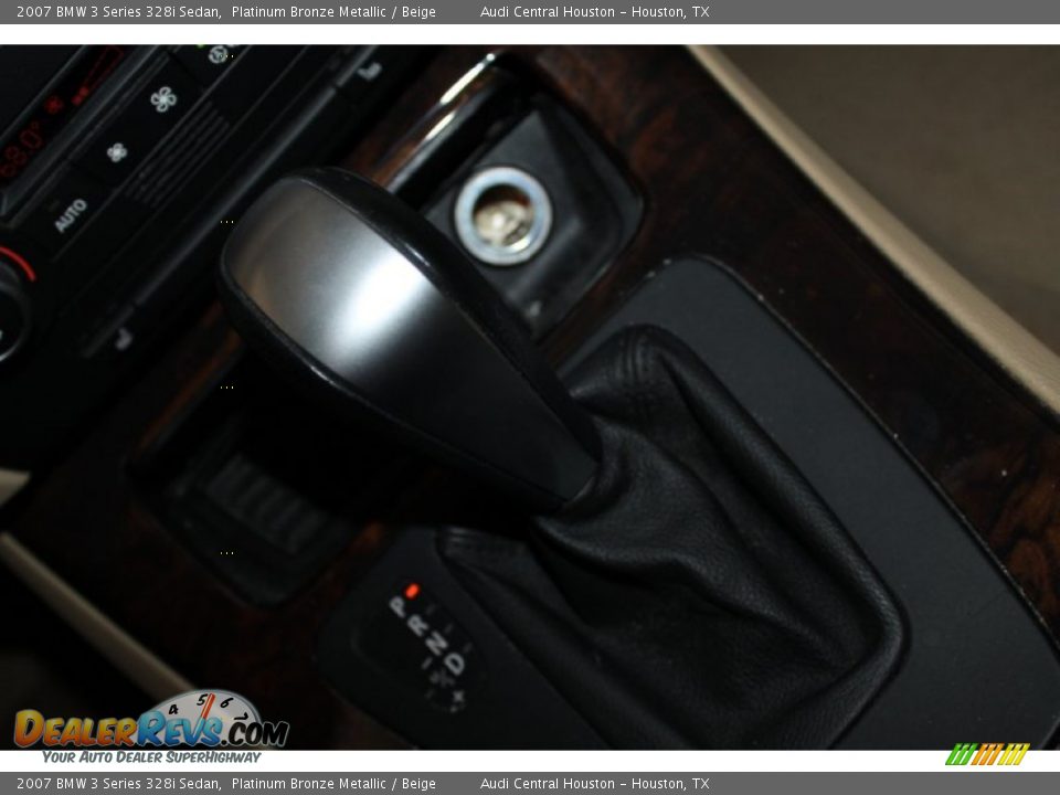 2007 BMW 3 Series 328i Sedan Platinum Bronze Metallic / Beige Photo #17
