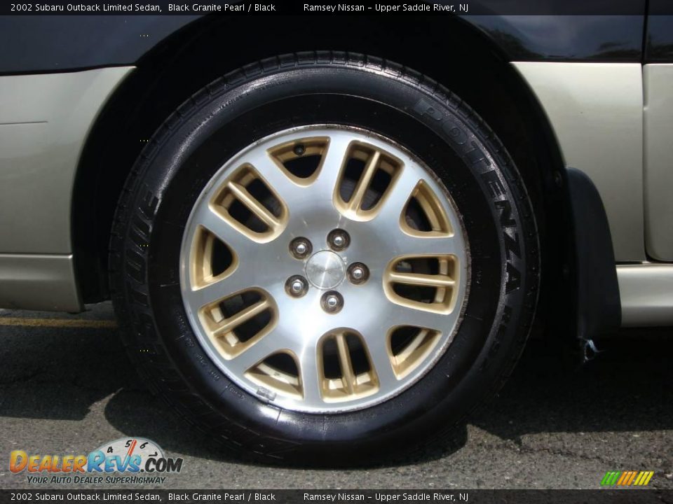 2002 Subaru Outback Limited Sedan Black Granite Pearl / Black Photo #12