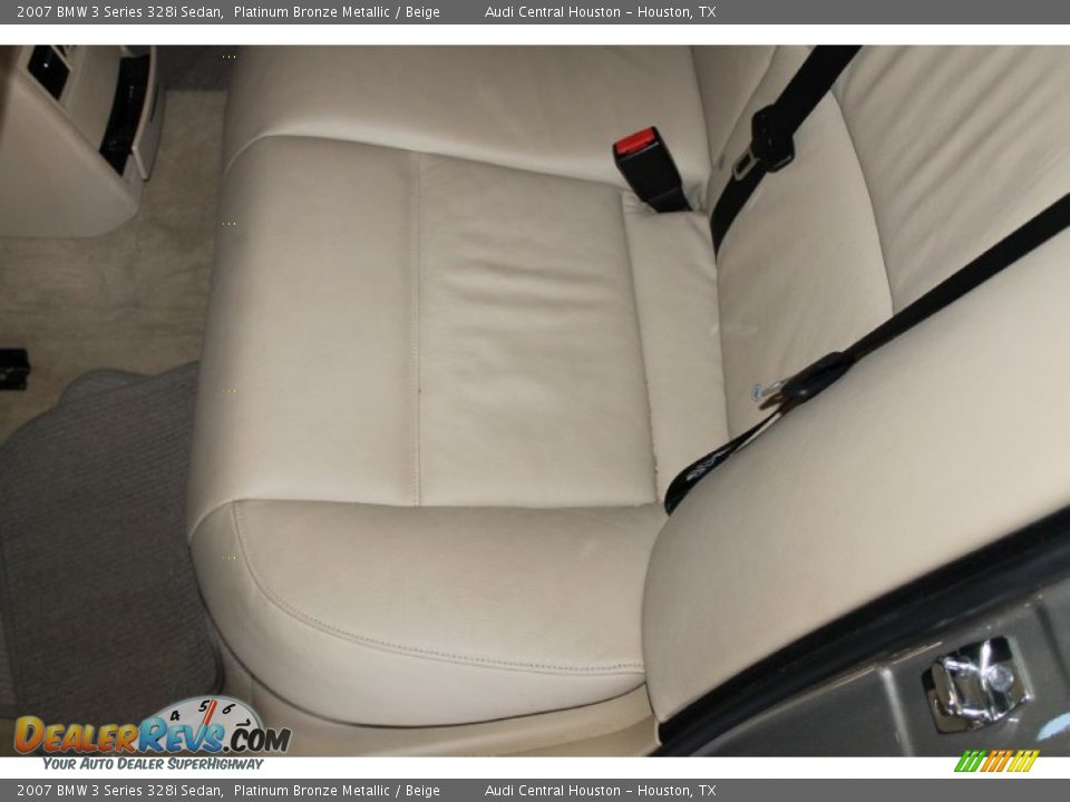 2007 BMW 3 Series 328i Sedan Platinum Bronze Metallic / Beige Photo #20