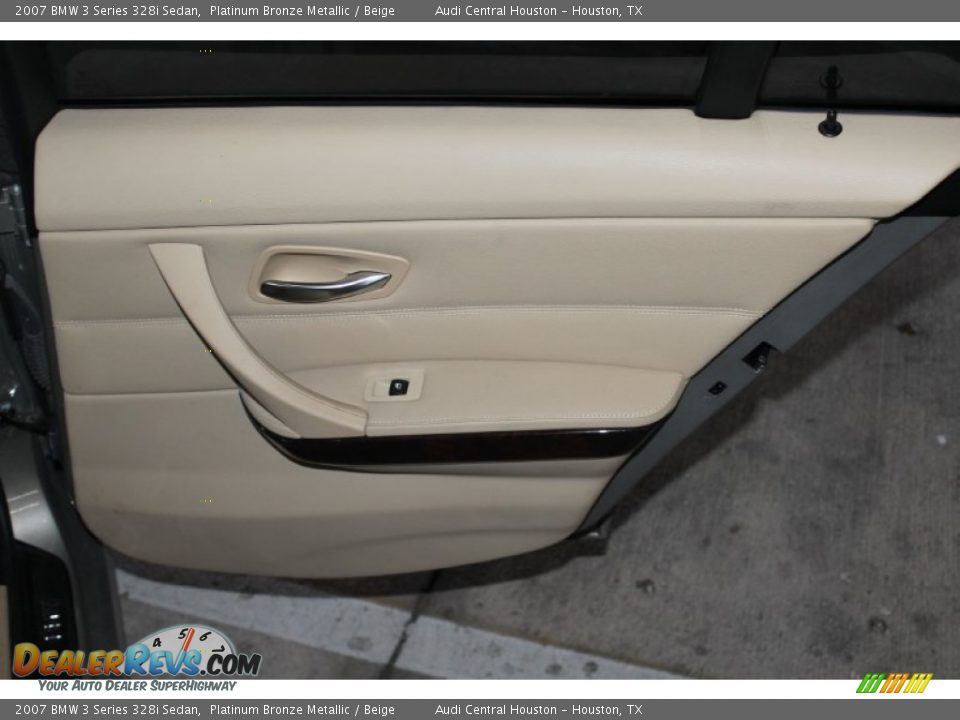 2007 BMW 3 Series 328i Sedan Platinum Bronze Metallic / Beige Photo #24