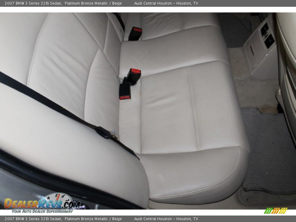 2007 BMW 3 Series 328i Sedan Platinum Bronze Metallic / Beige Photo #25