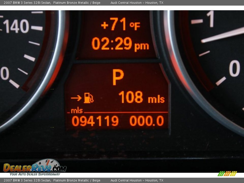 2007 BMW 3 Series 328i Sedan Platinum Bronze Metallic / Beige Photo #30
