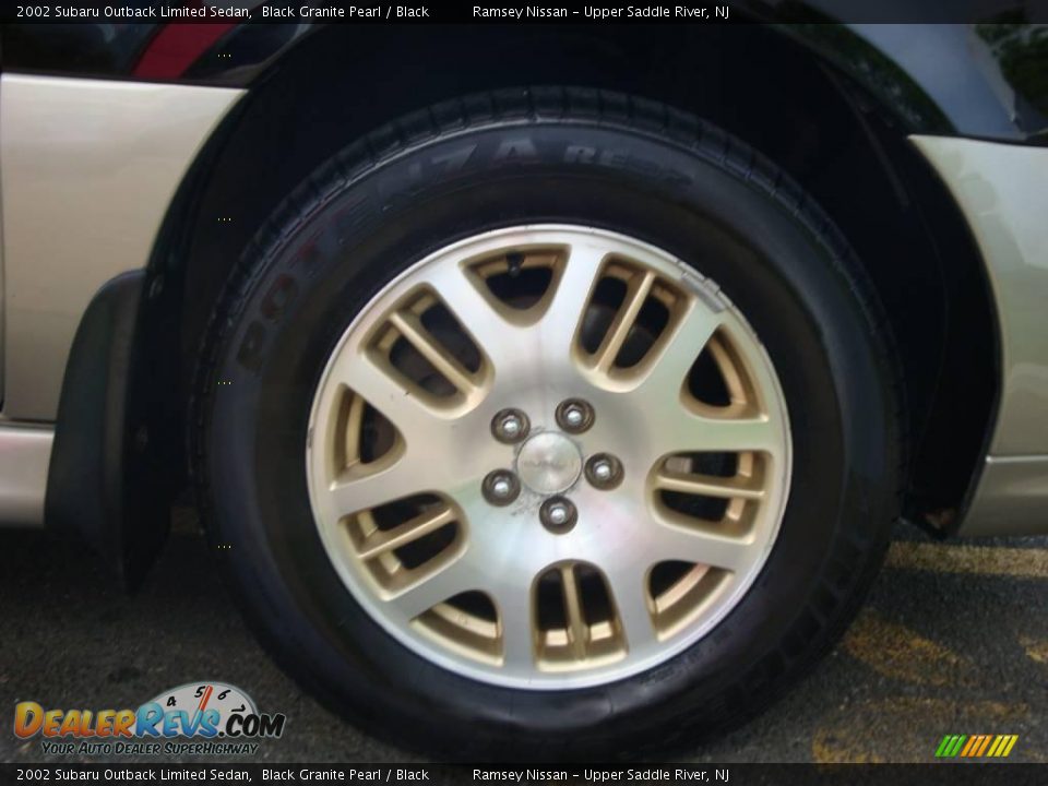 2002 Subaru Outback Limited Sedan Black Granite Pearl / Black Photo #15