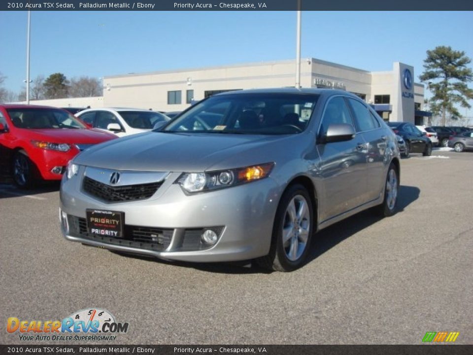 2010 Acura TSX Sedan Palladium Metallic / Ebony Photo #1