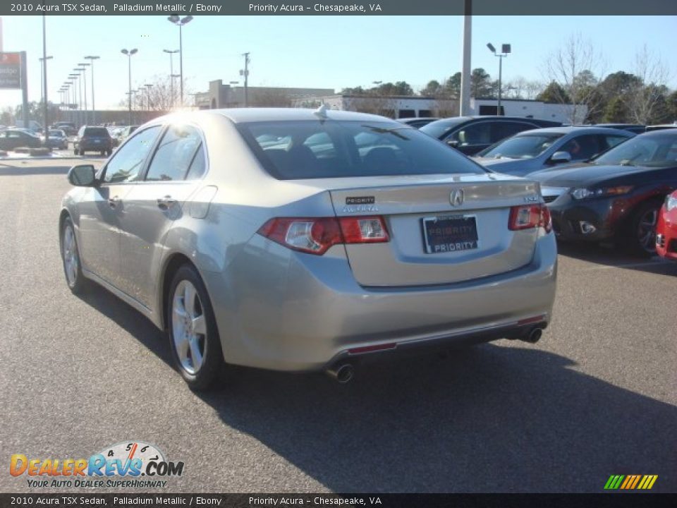 2010 Acura TSX Sedan Palladium Metallic / Ebony Photo #4