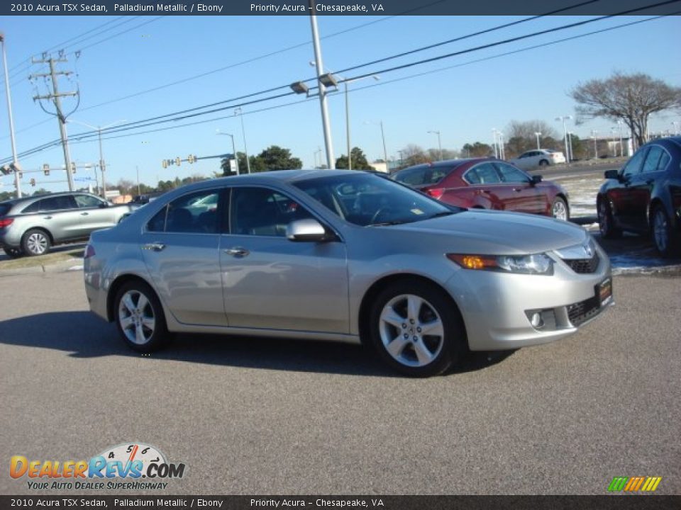2010 Acura TSX Sedan Palladium Metallic / Ebony Photo #7