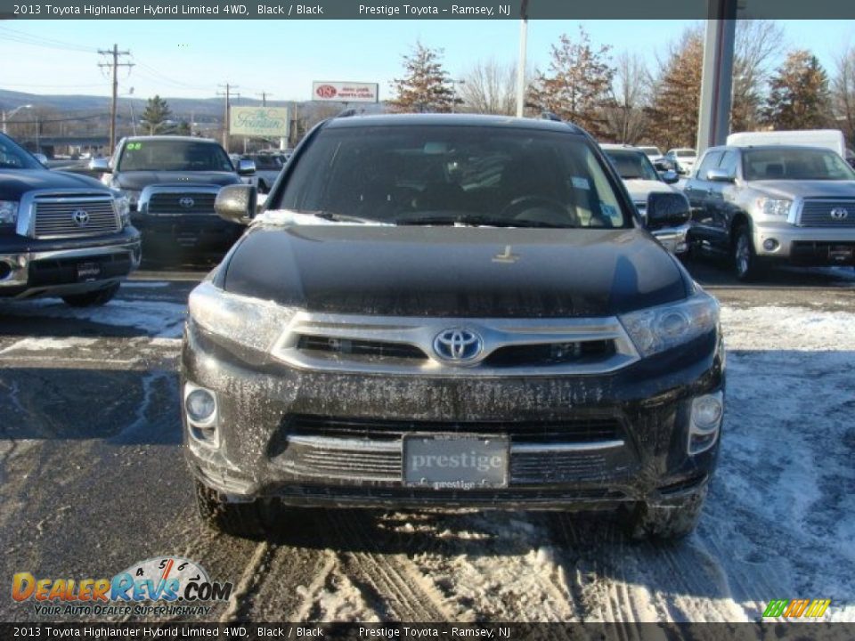2013 Toyota Highlander Hybrid Limited 4WD Black / Black Photo #2