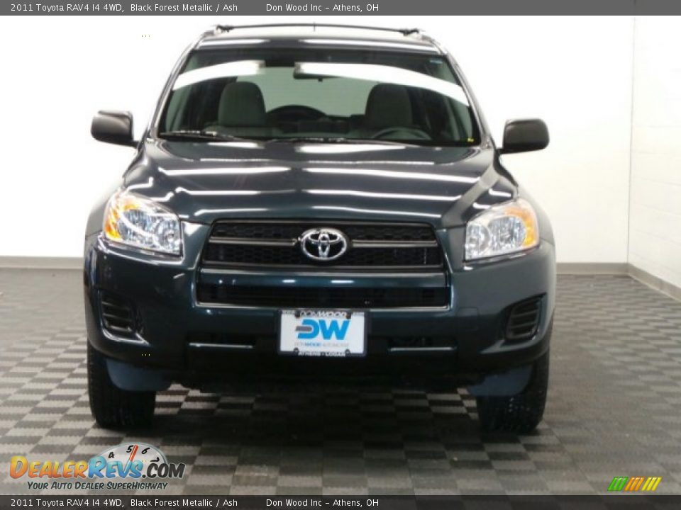 2011 Toyota RAV4 I4 4WD Black Forest Metallic / Ash Photo #2