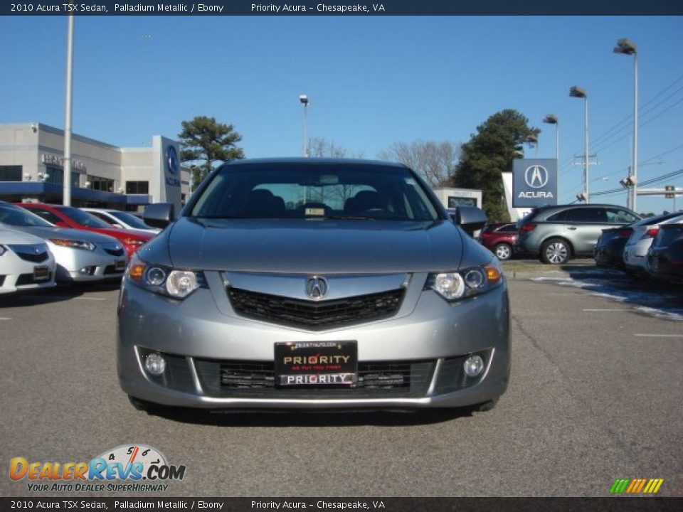 2010 Acura TSX Sedan Palladium Metallic / Ebony Photo #10
