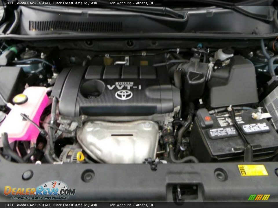2011 Toyota RAV4 I4 4WD Black Forest Metallic / Ash Photo #5