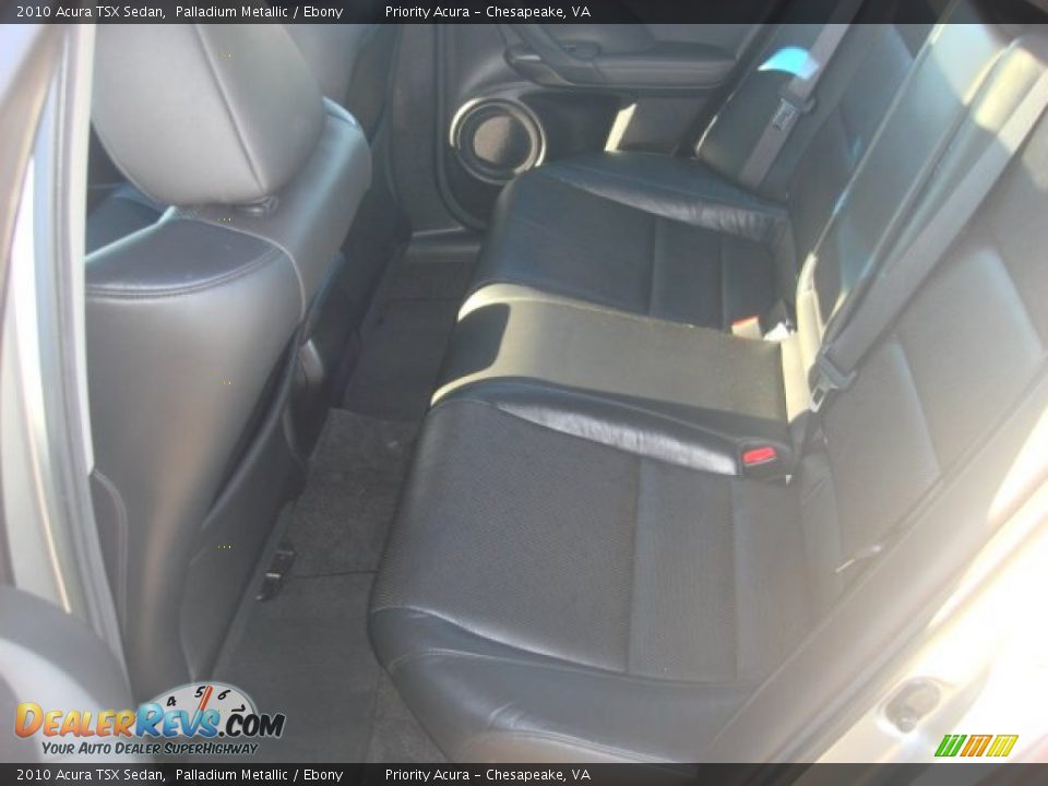2010 Acura TSX Sedan Palladium Metallic / Ebony Photo #12