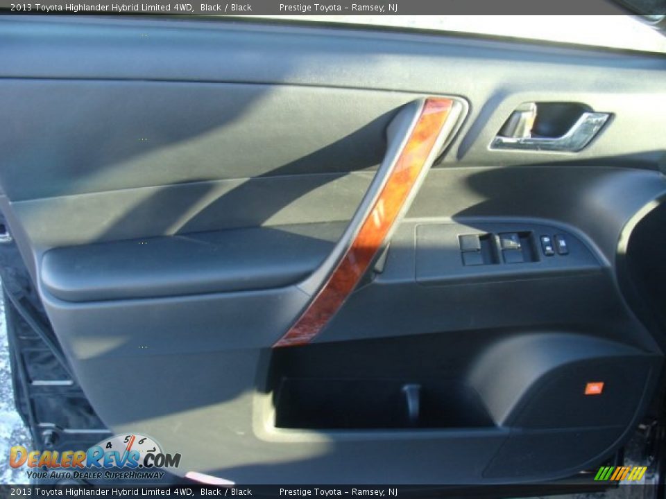 2013 Toyota Highlander Hybrid Limited 4WD Black / Black Photo #6