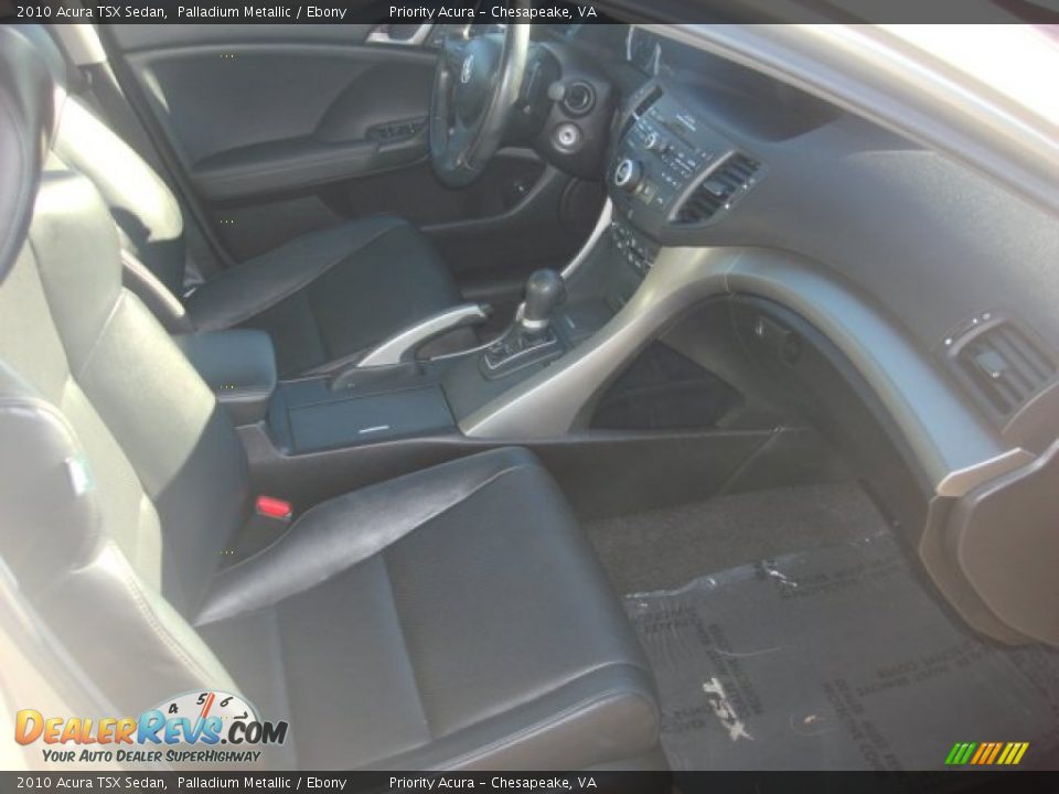 2010 Acura TSX Sedan Palladium Metallic / Ebony Photo #13
