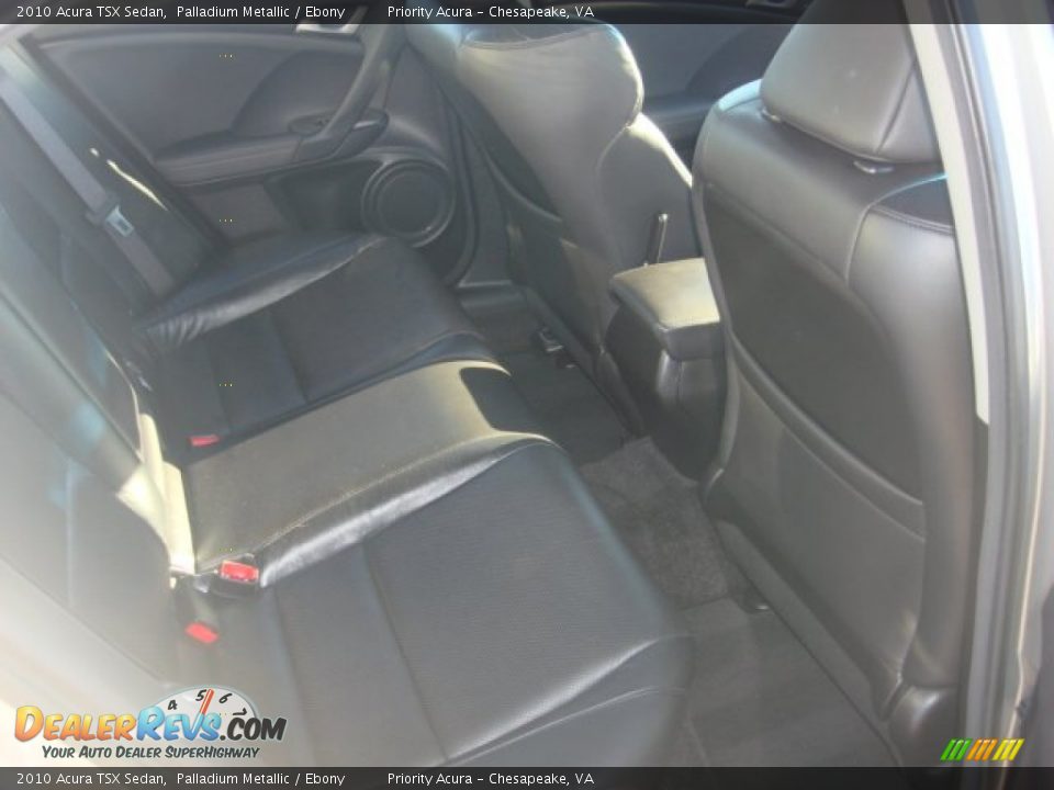 2010 Acura TSX Sedan Palladium Metallic / Ebony Photo #14