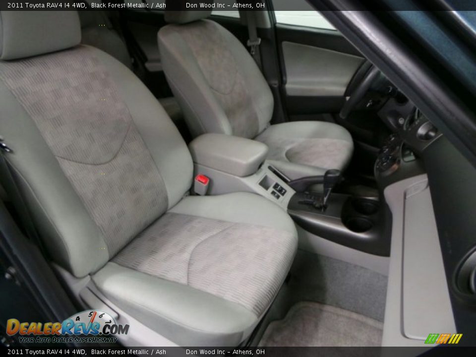 2011 Toyota RAV4 I4 4WD Black Forest Metallic / Ash Photo #8