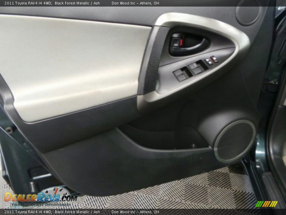 2011 Toyota RAV4 I4 4WD Black Forest Metallic / Ash Photo #10