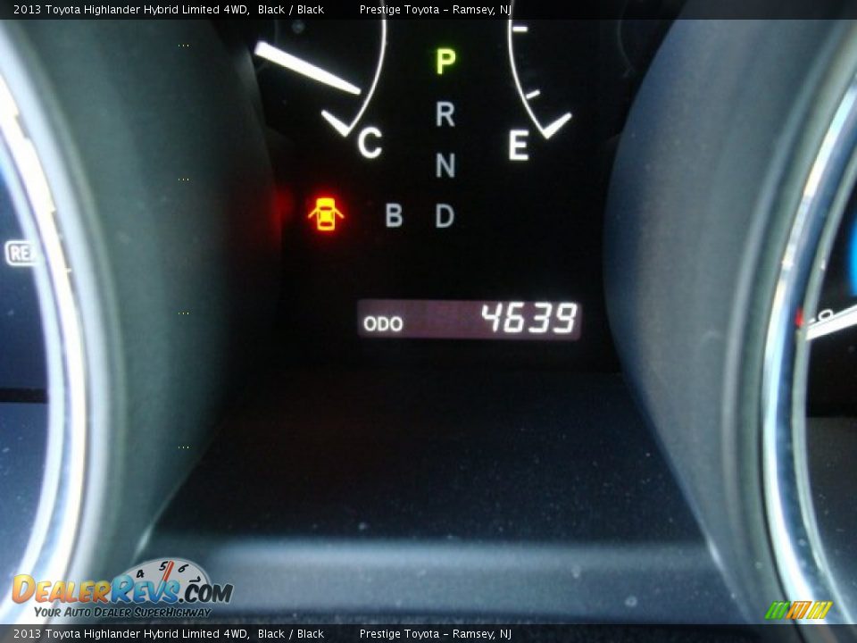 2013 Toyota Highlander Hybrid Limited 4WD Black / Black Photo #10